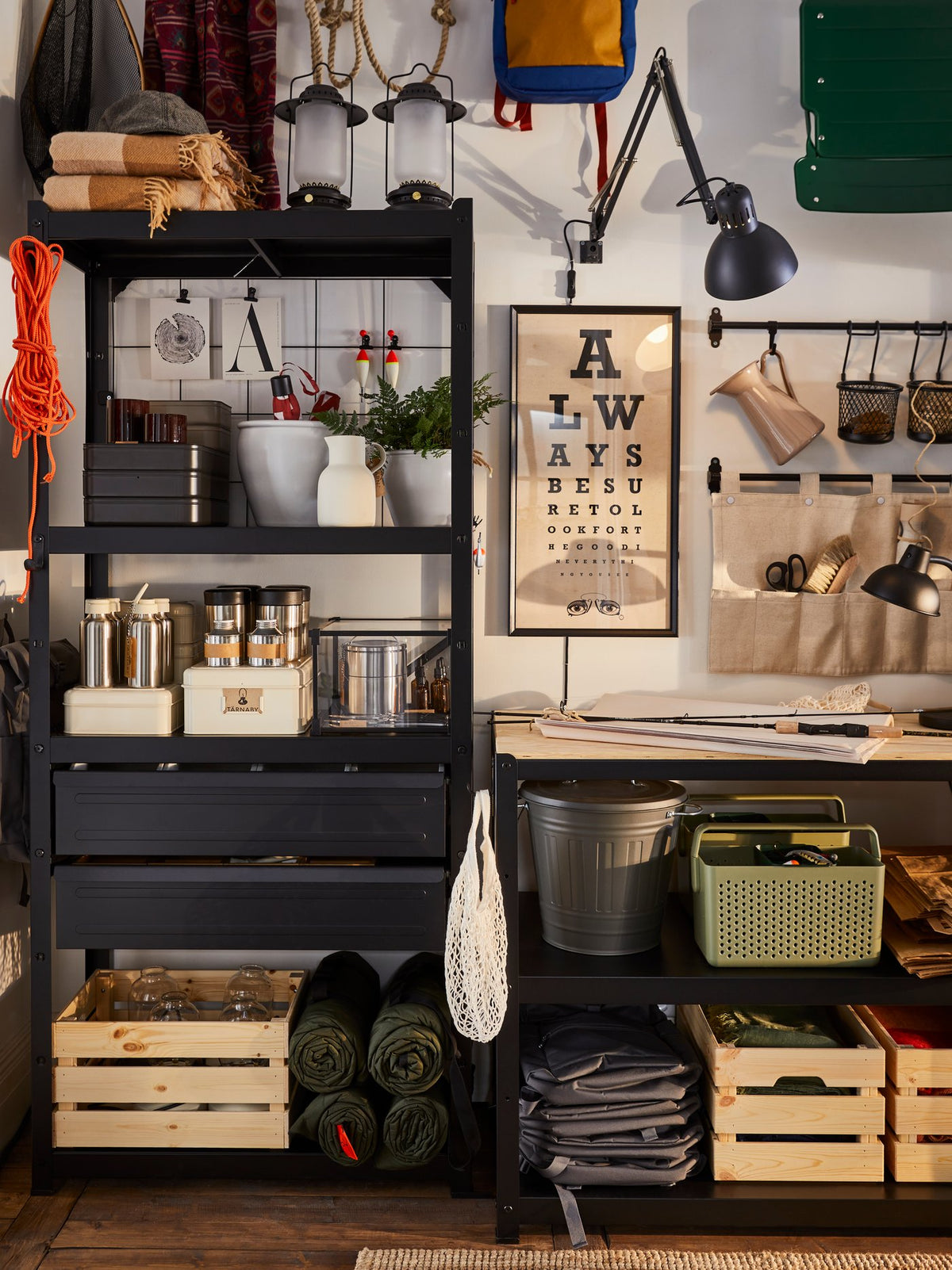 More order in the garage, more space for you