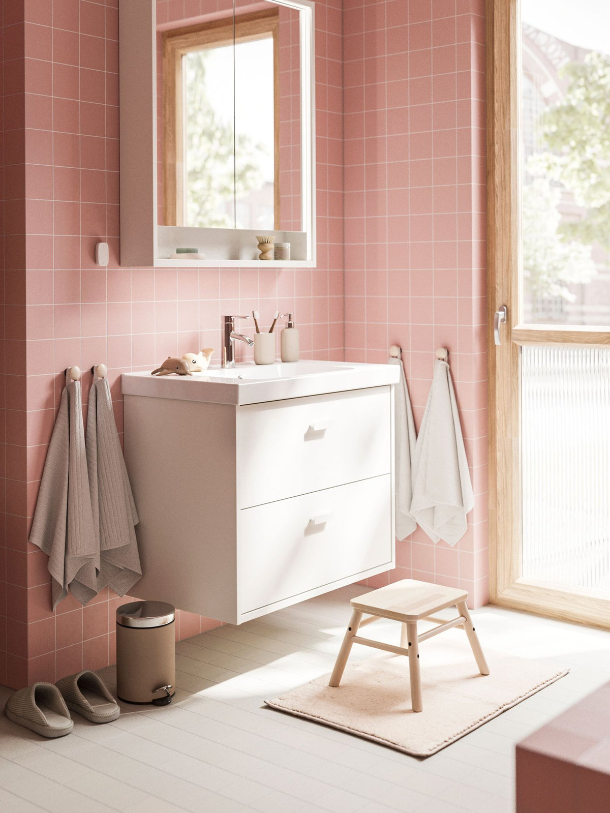 Ideas for a Scandinavian style bathroom