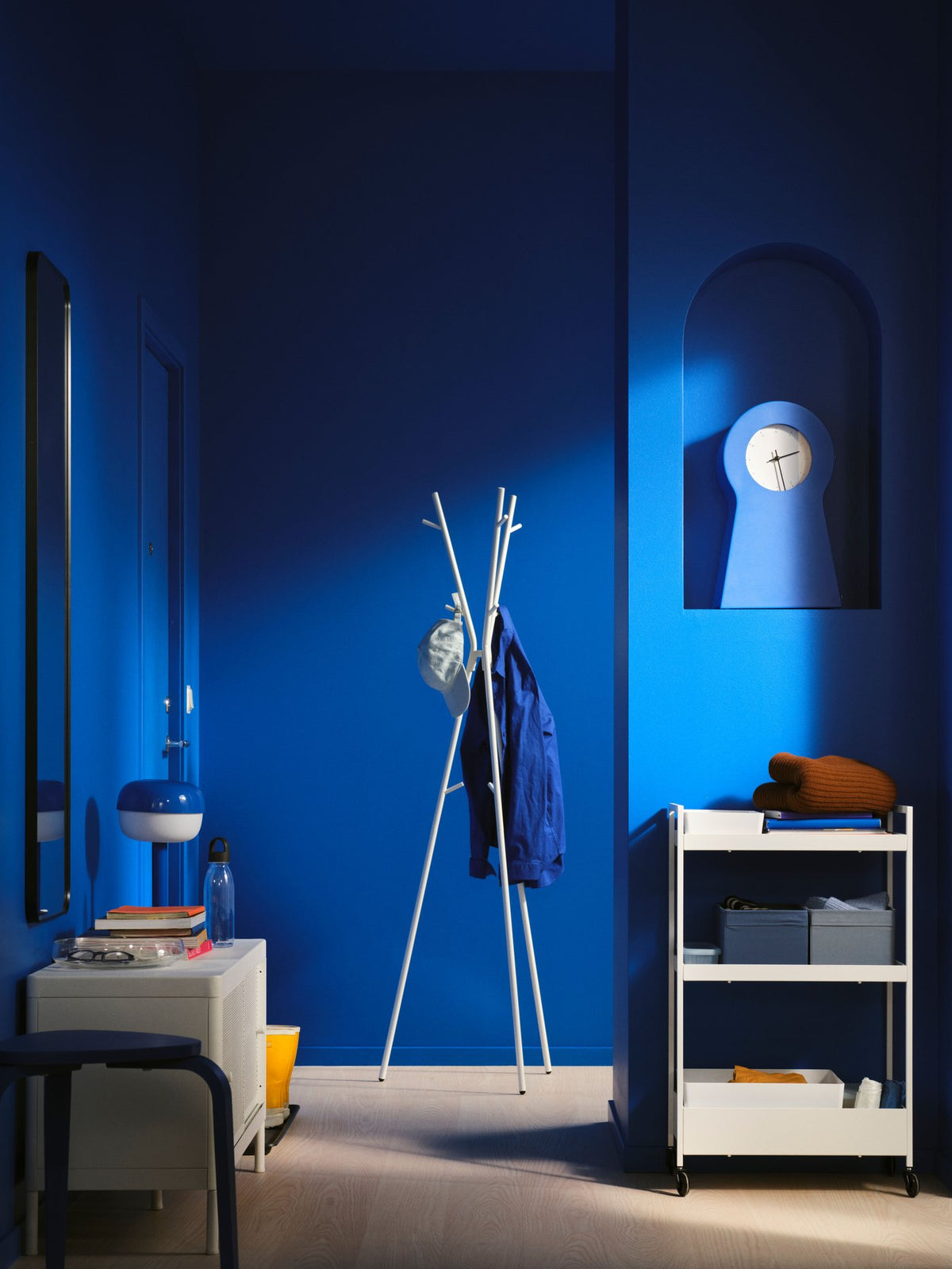 A modern hallway on a small budget