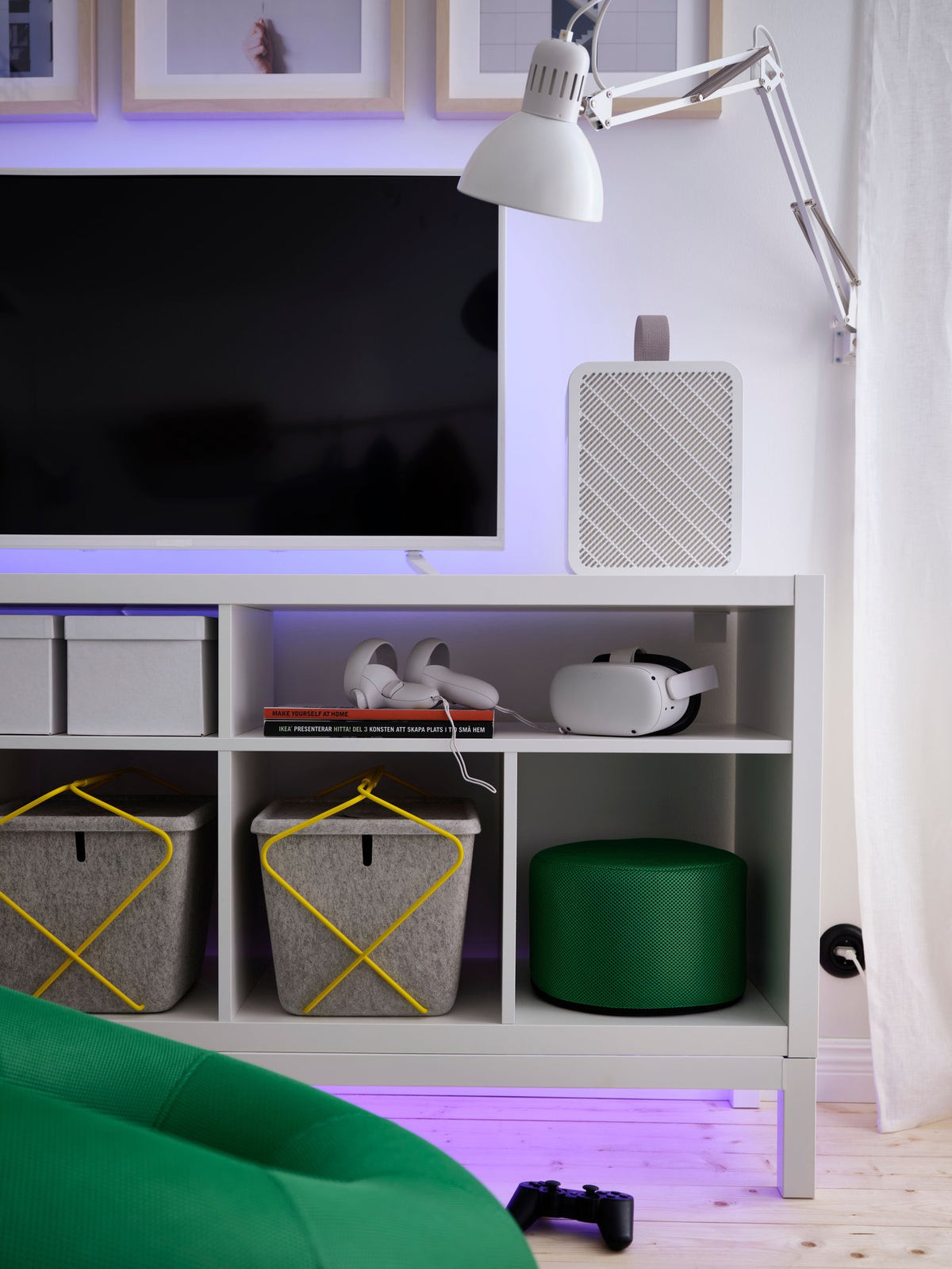 Fitting a gaming room into a small space