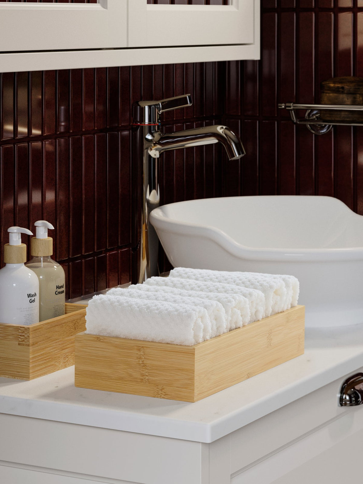 Display guest towels with style