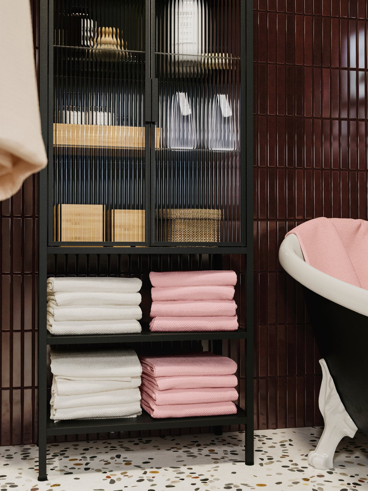 Display guest towels with style