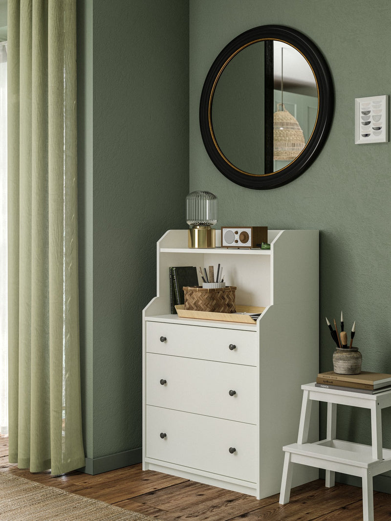 A decorative detail and extra storage in one solution