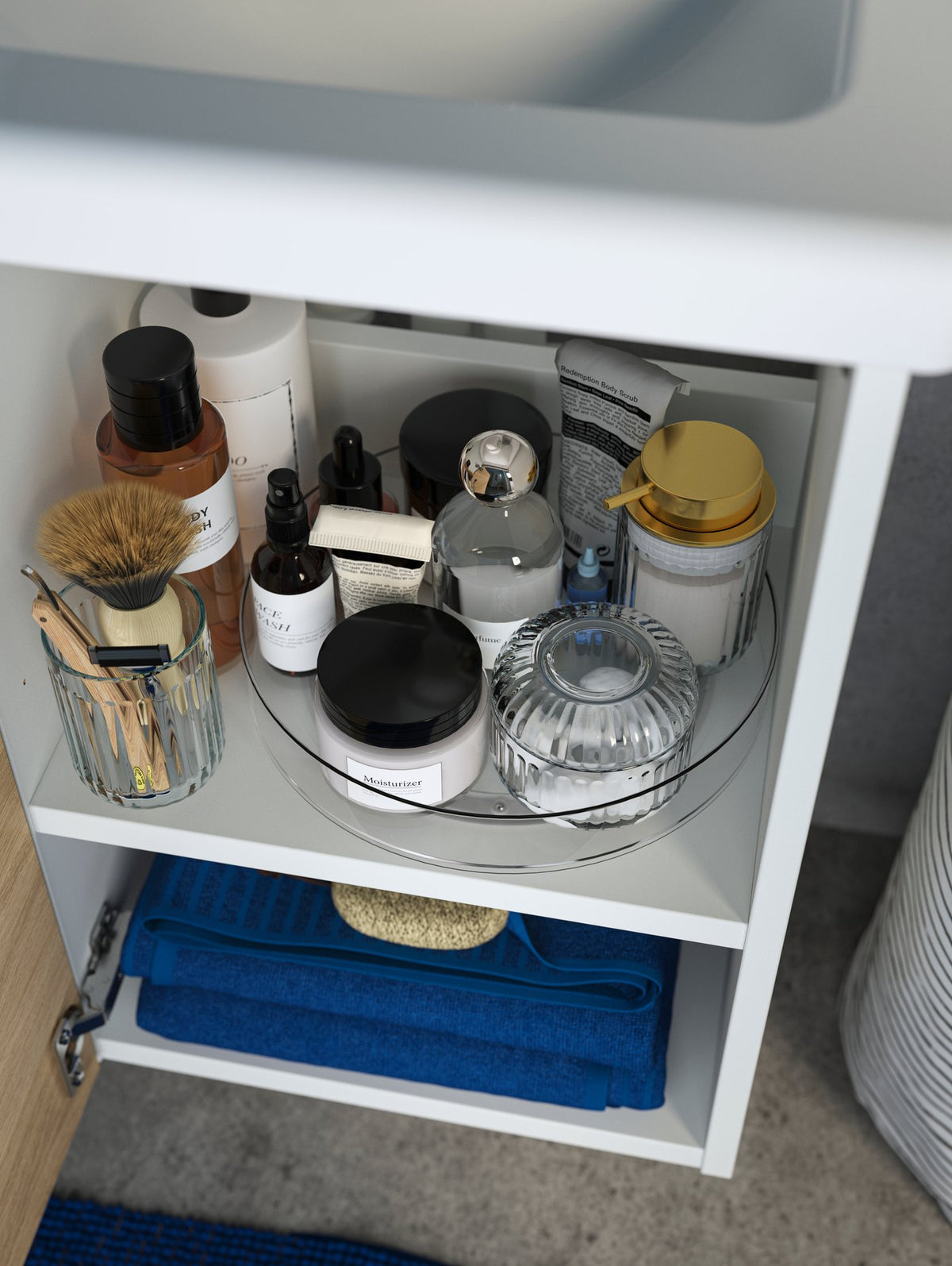Ideas for under-basin storage