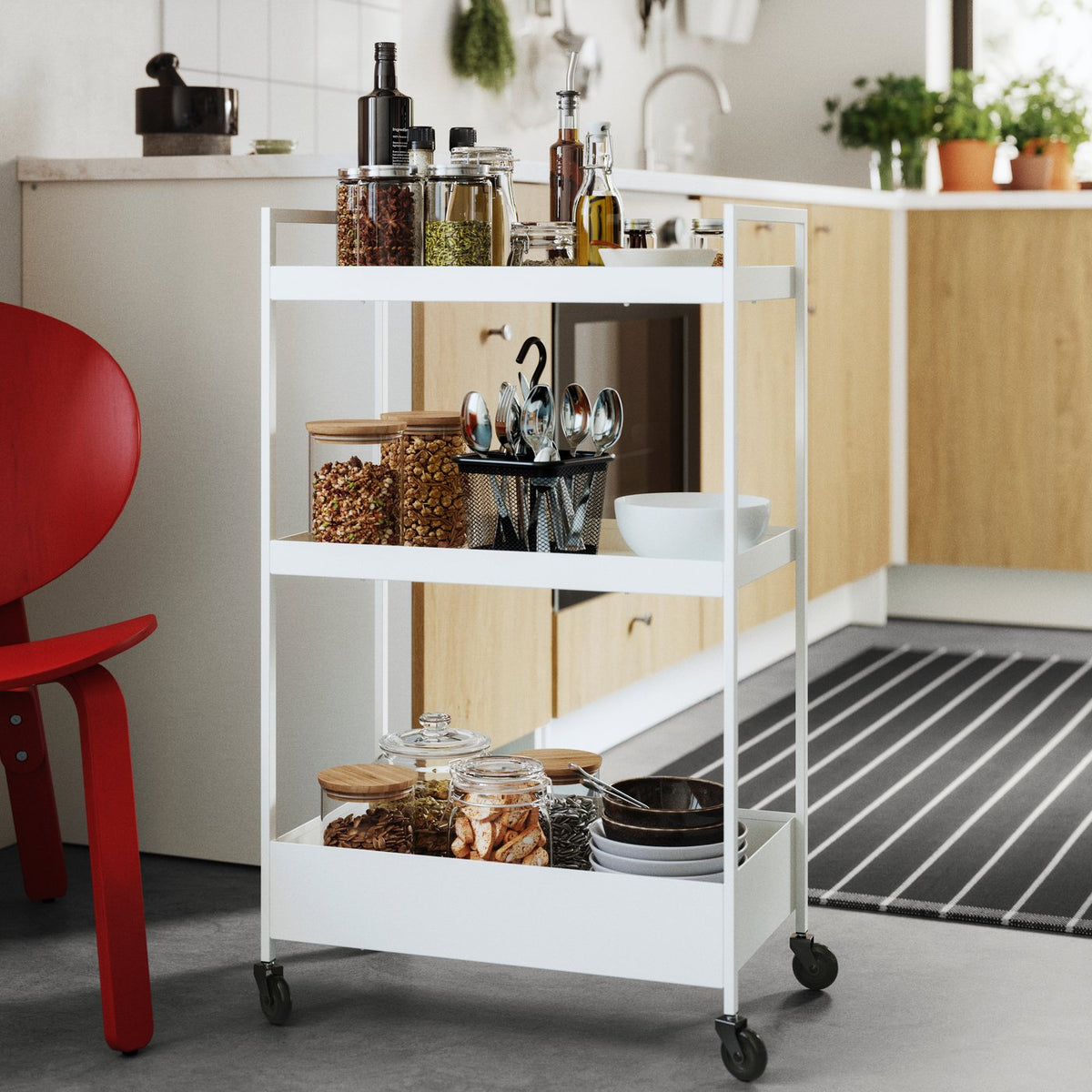 Modern Scandinavian style for a shared student home