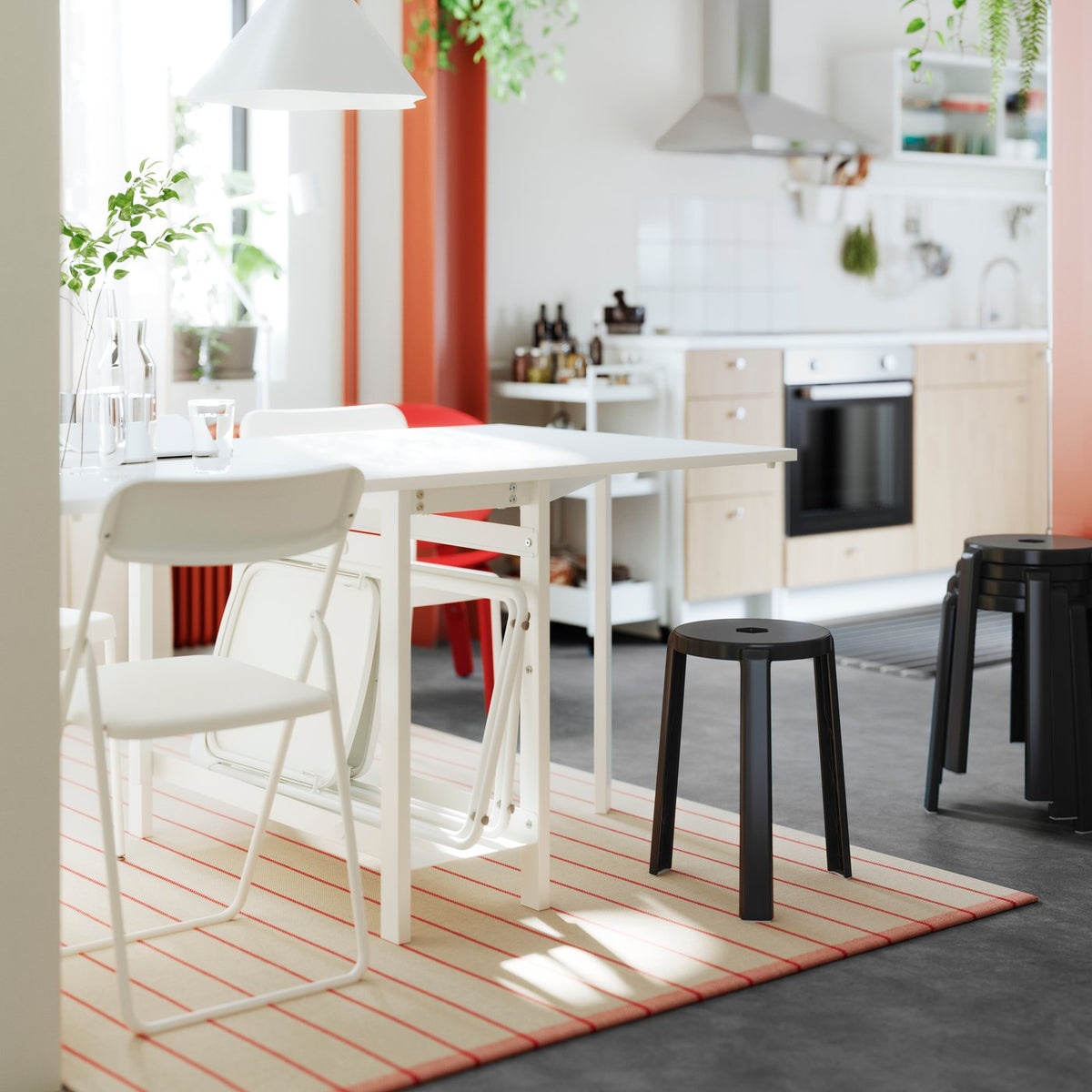 Modern Scandinavian style for a shared student home