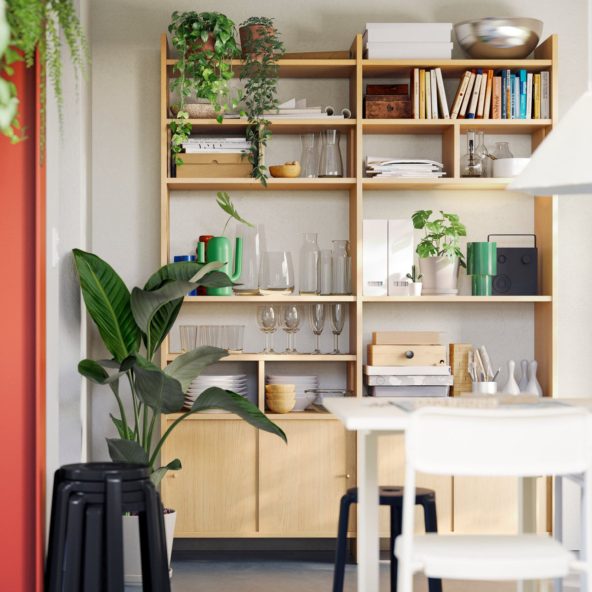 Modern Scandinavian style for a shared student home