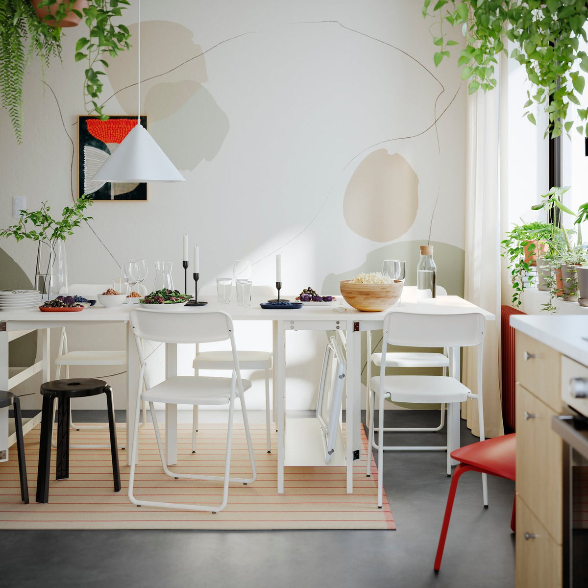 Modern Scandinavian style for a shared student home