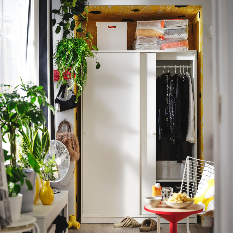 An edited wardrobe is a happy wardrobe