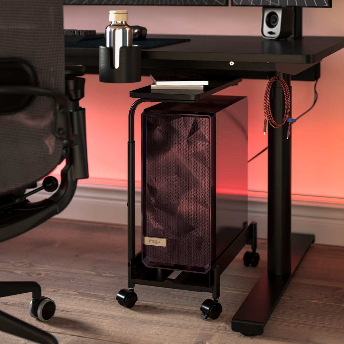 A gaming setup built for total comfort