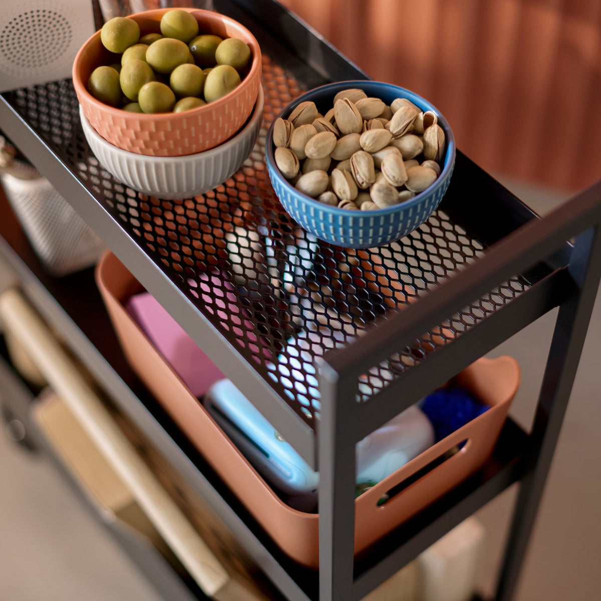 Your own style in rust, oak and blue tones