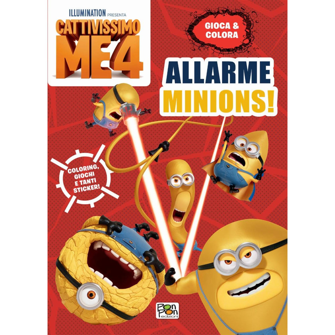 Despicable Me 4. Play & Color. Minions Alert!