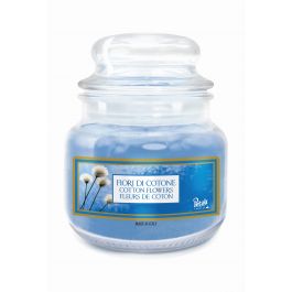 COTTON FLOWER PETAL SCENTED CANDLE 25 H SUGAR BOWL SMALL