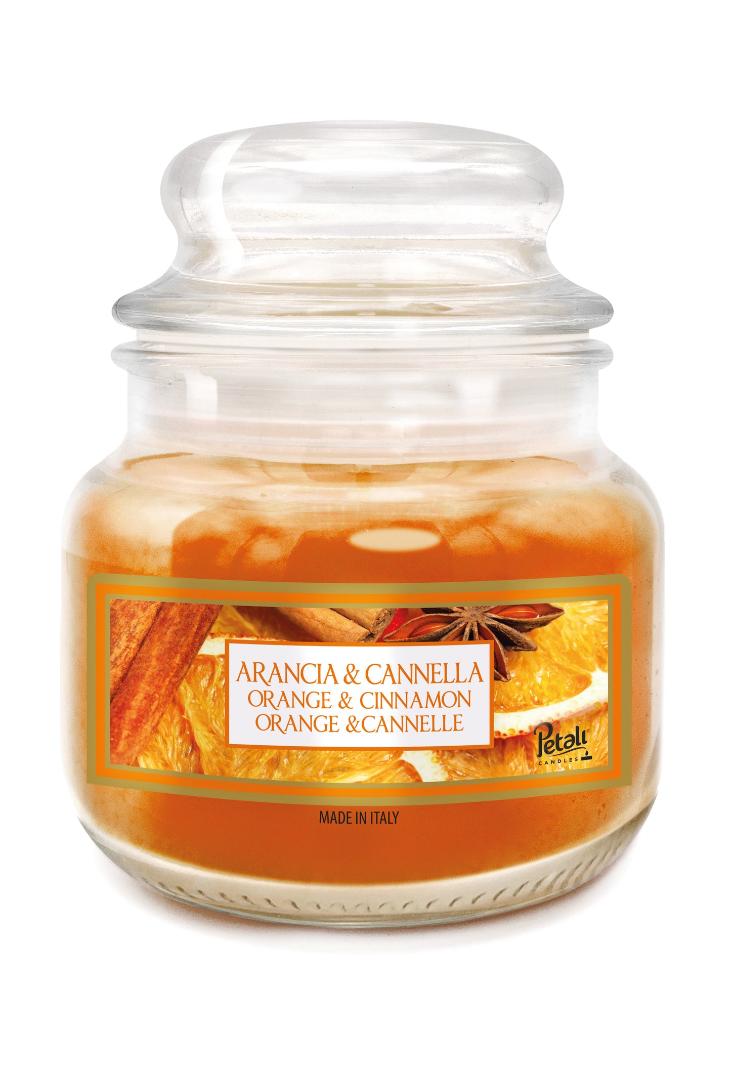 SMALL JAR 25 HOURS ORANGE&CINNAMON