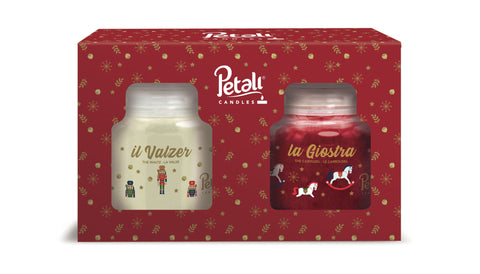 Set 2 giare piccole natalizie idea regalo