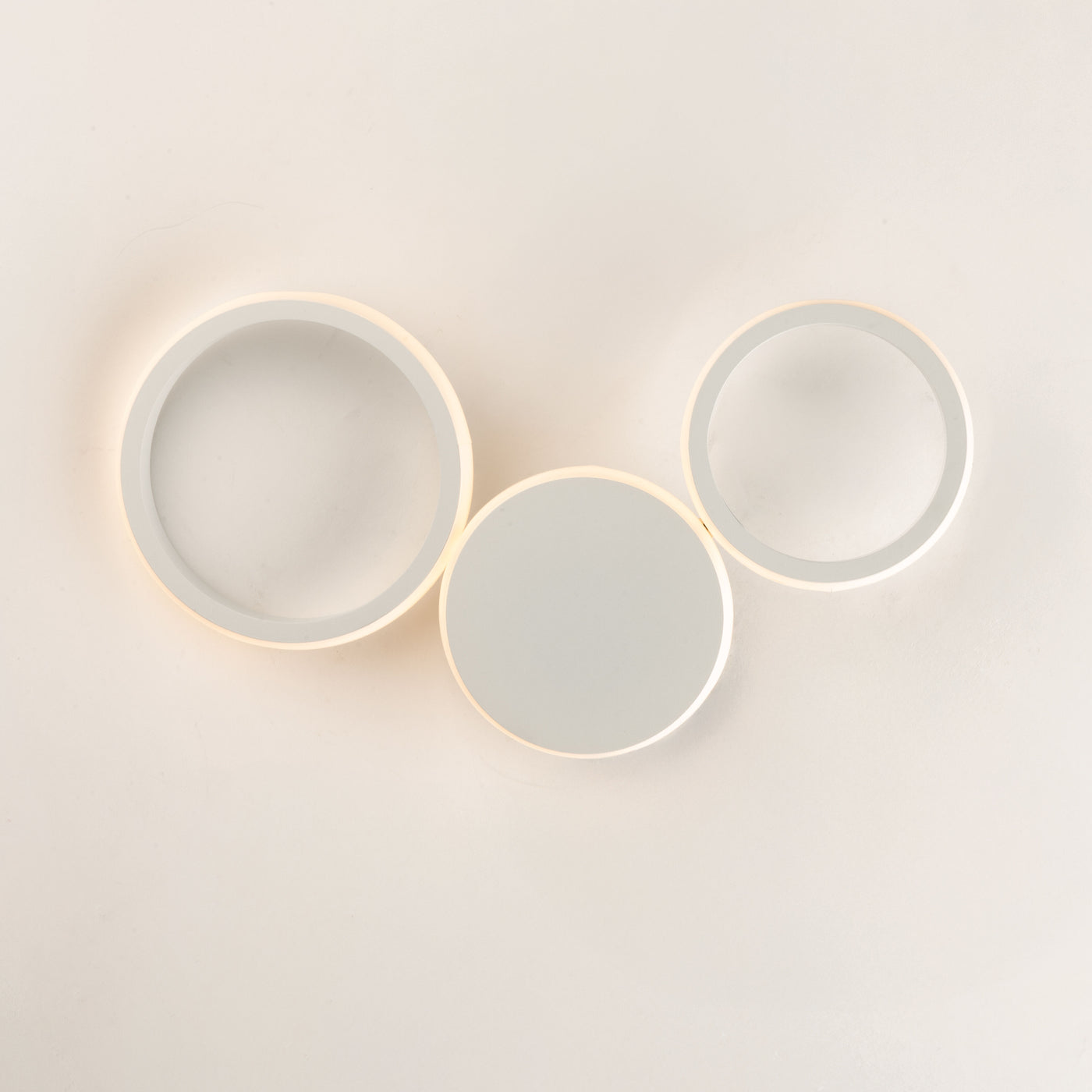 Ceiling lamp bouble reika white 21x4x38cm led cct with switch