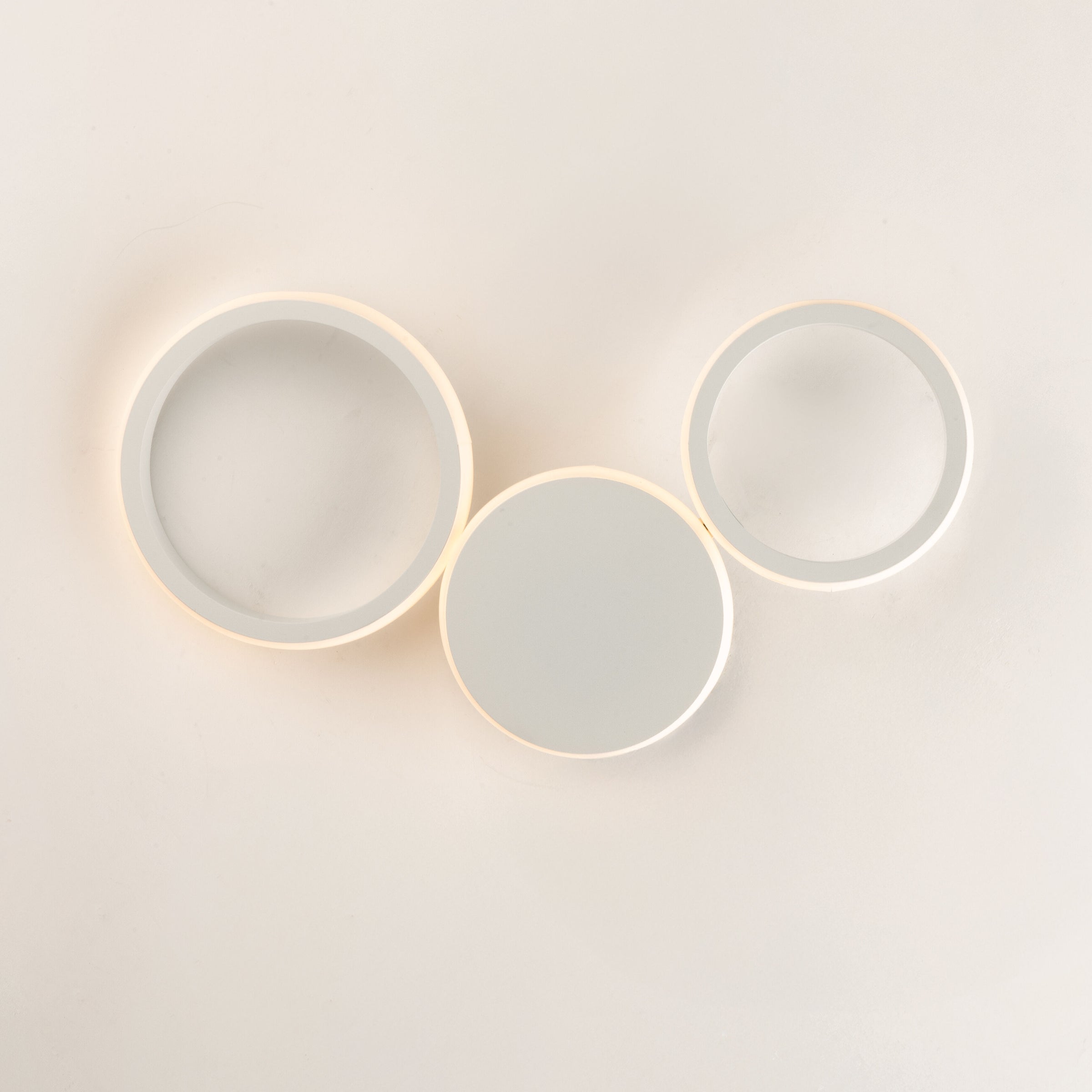 Ceiling lamp bouble reika white 21x4x38cm led cct with switch
