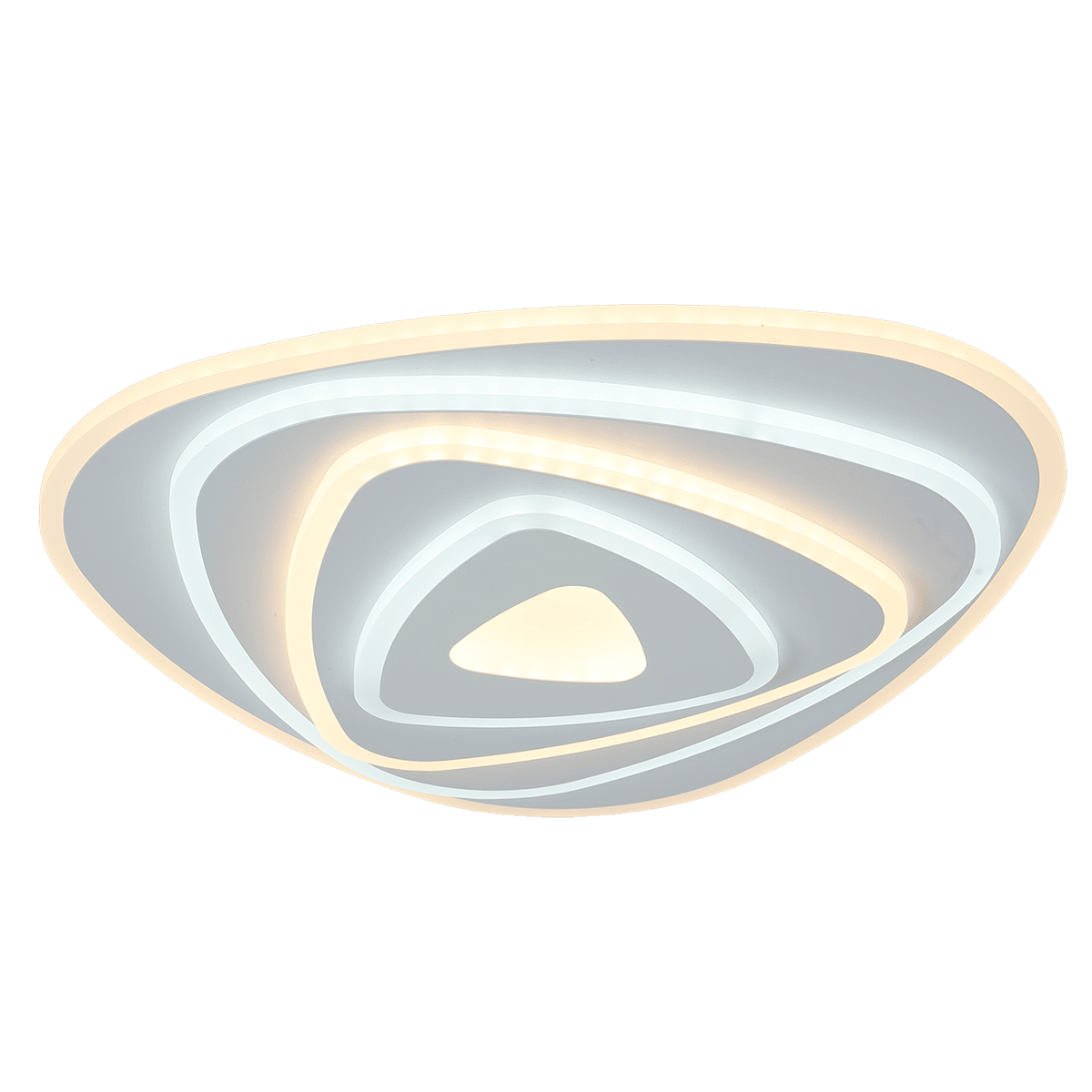 Sasha white ceiling light, 40 cm diameter, 30W LED, natural light