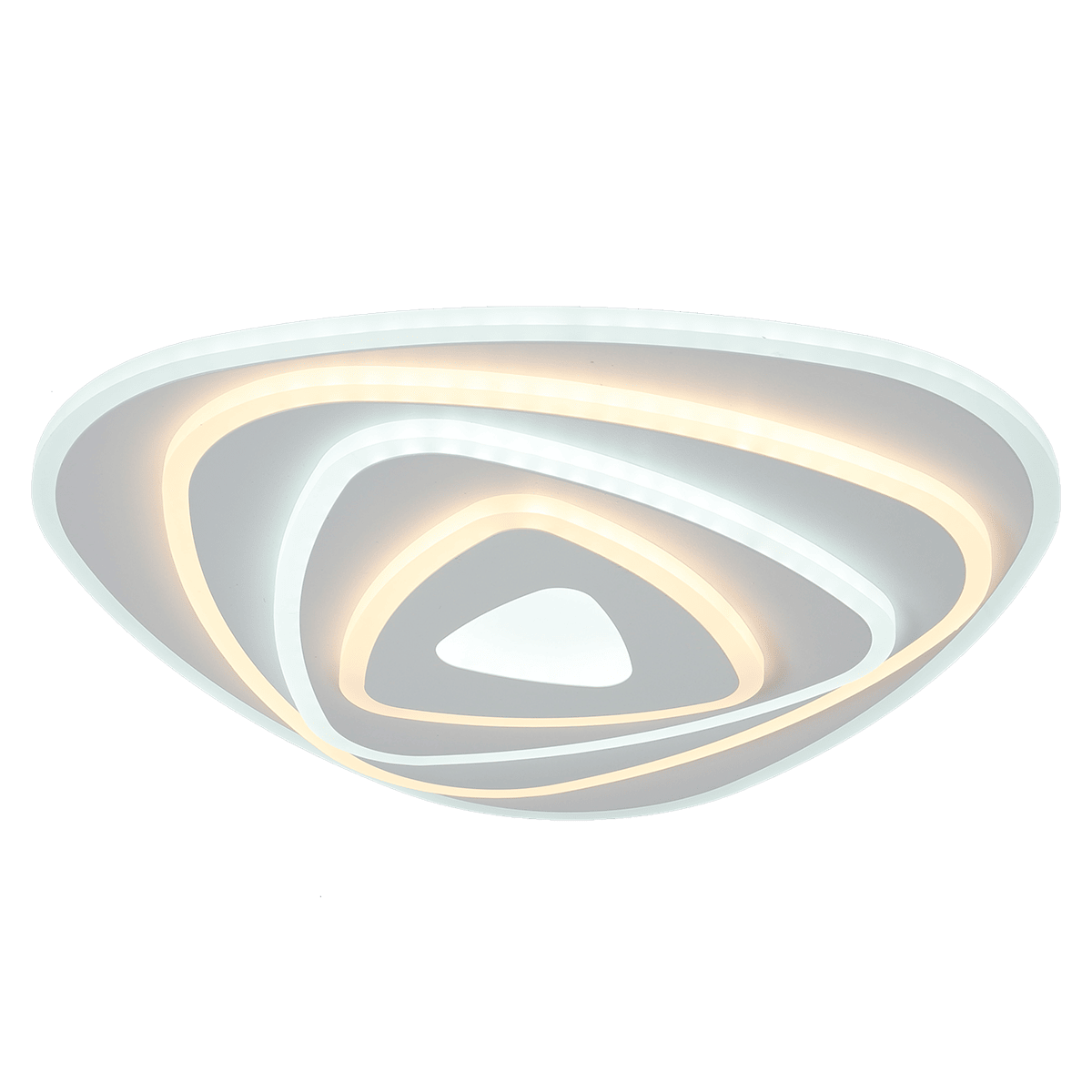 Sasha white ceiling light, 40 cm diameter, 30W LED, natural light
