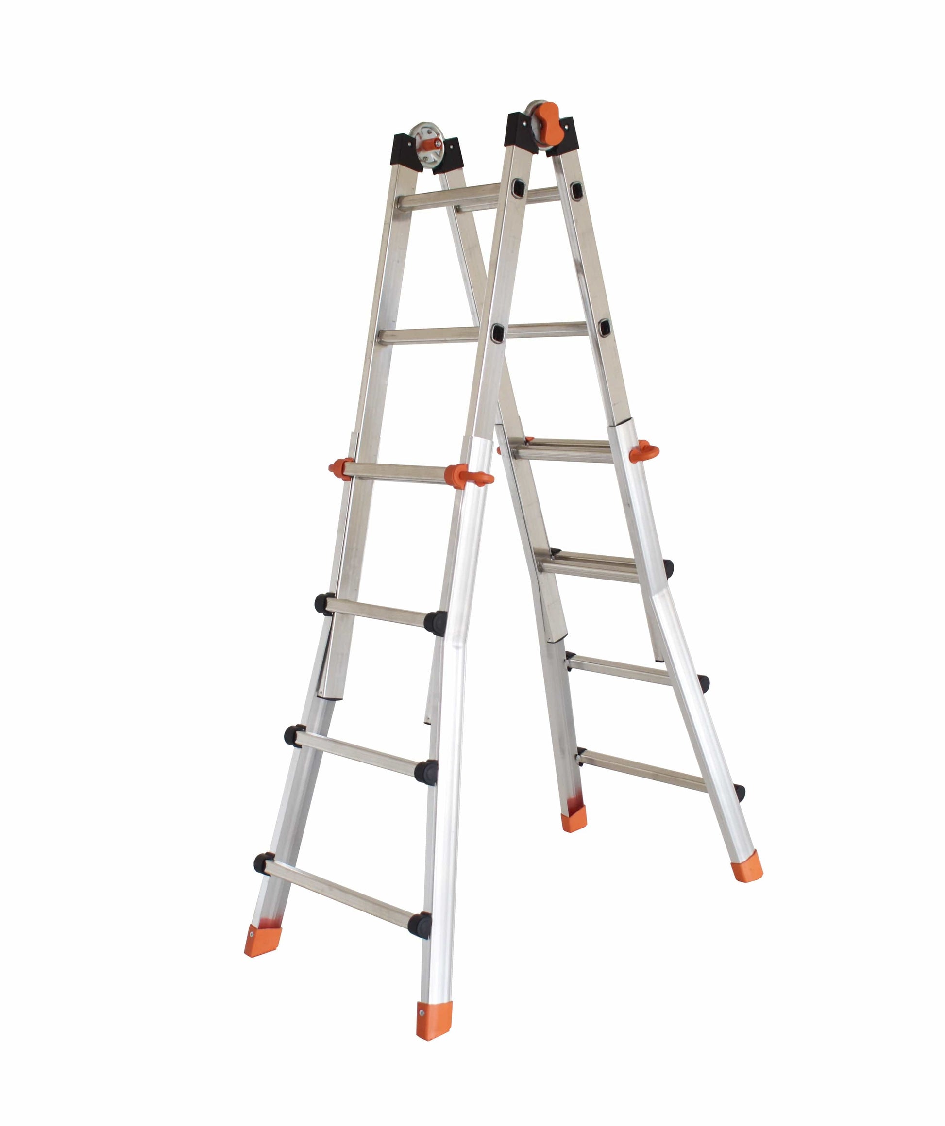 Bricocenter ALUMINIUM TELESCOPIC LADDER 4+4 - CAPACITY 100KG