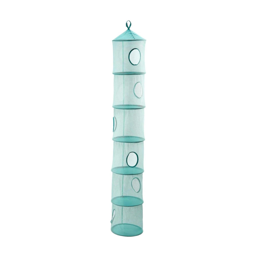 IKEA PS FÃNGST 6-compartment hanging carrier - turquoise