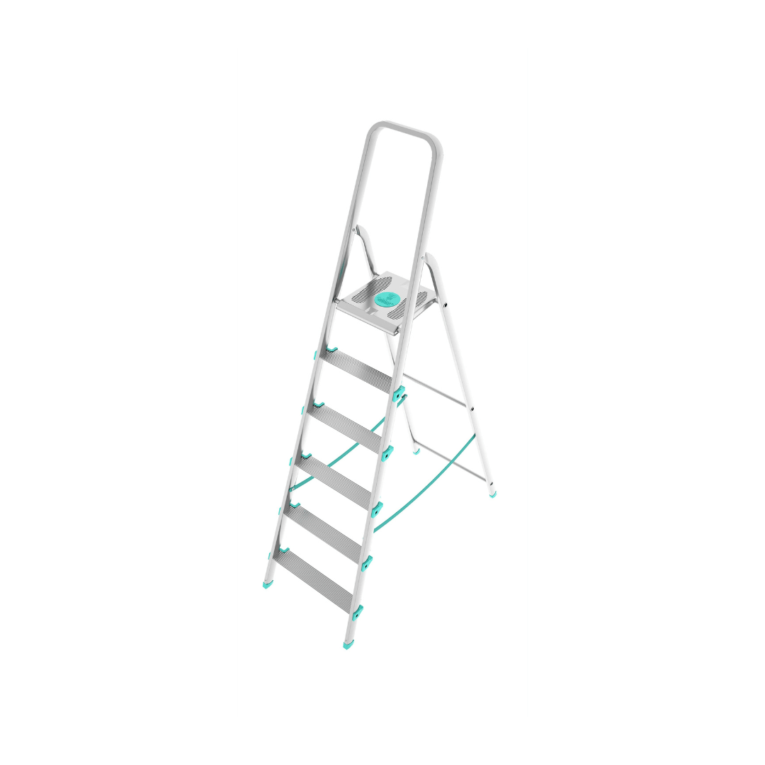 Bricocenter DRAGONFLY LADDER 6 ALUMINIUM STEPS ALUMINIUM FRAME 40X24