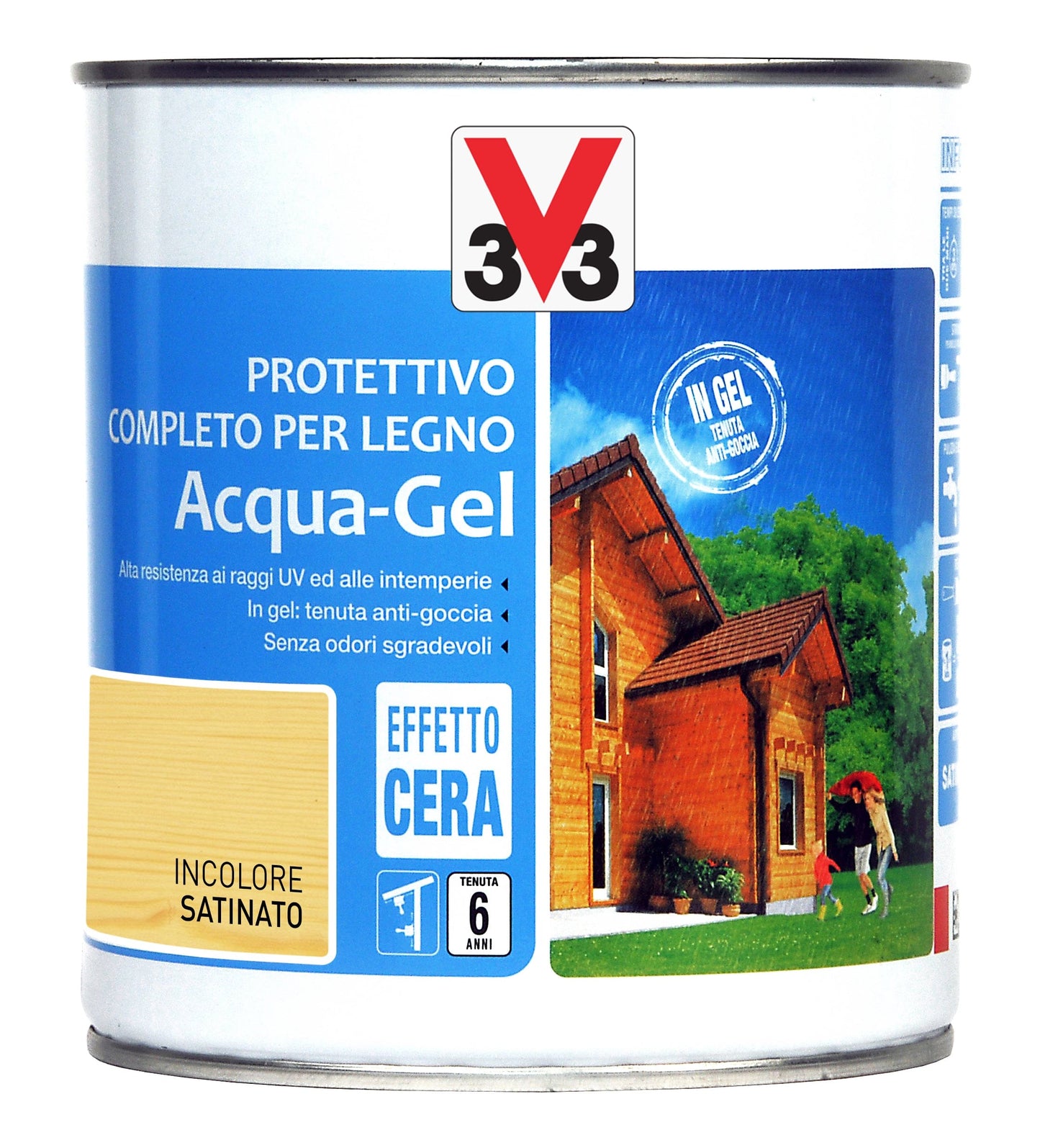 Bricocenter WOOD IMPREGNATING AGENT WATER GEL COLOURLESS 750ML