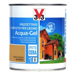 WATER-BASED WOOD PROTECTIVE IMPREGNATING AGENT WALNUT MEDIUM WATER GEL V33 750 ML