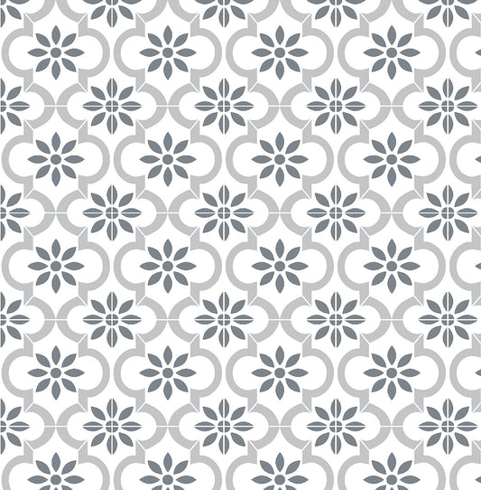 Floral adhesive tile film, 2 m x 45 cm