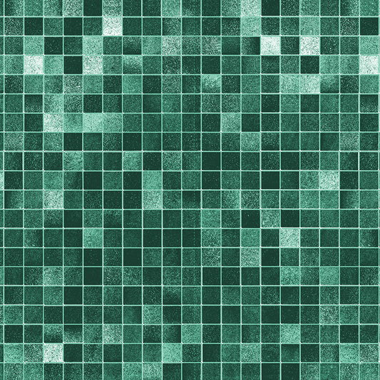 Emerald-coloured adhesive tile film, 2 m x 45 cm