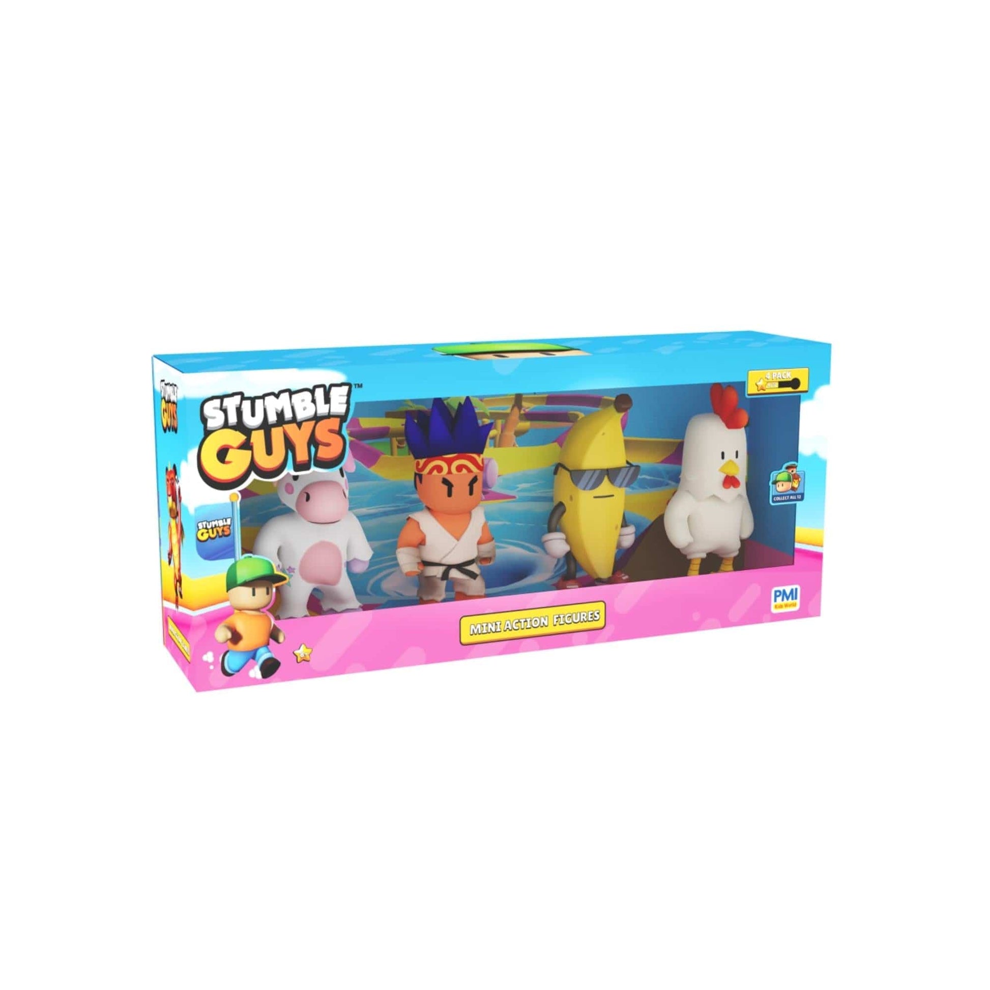 Toys STUMBLE GUYS ACTION FIGURE 8CM 4-PACK
