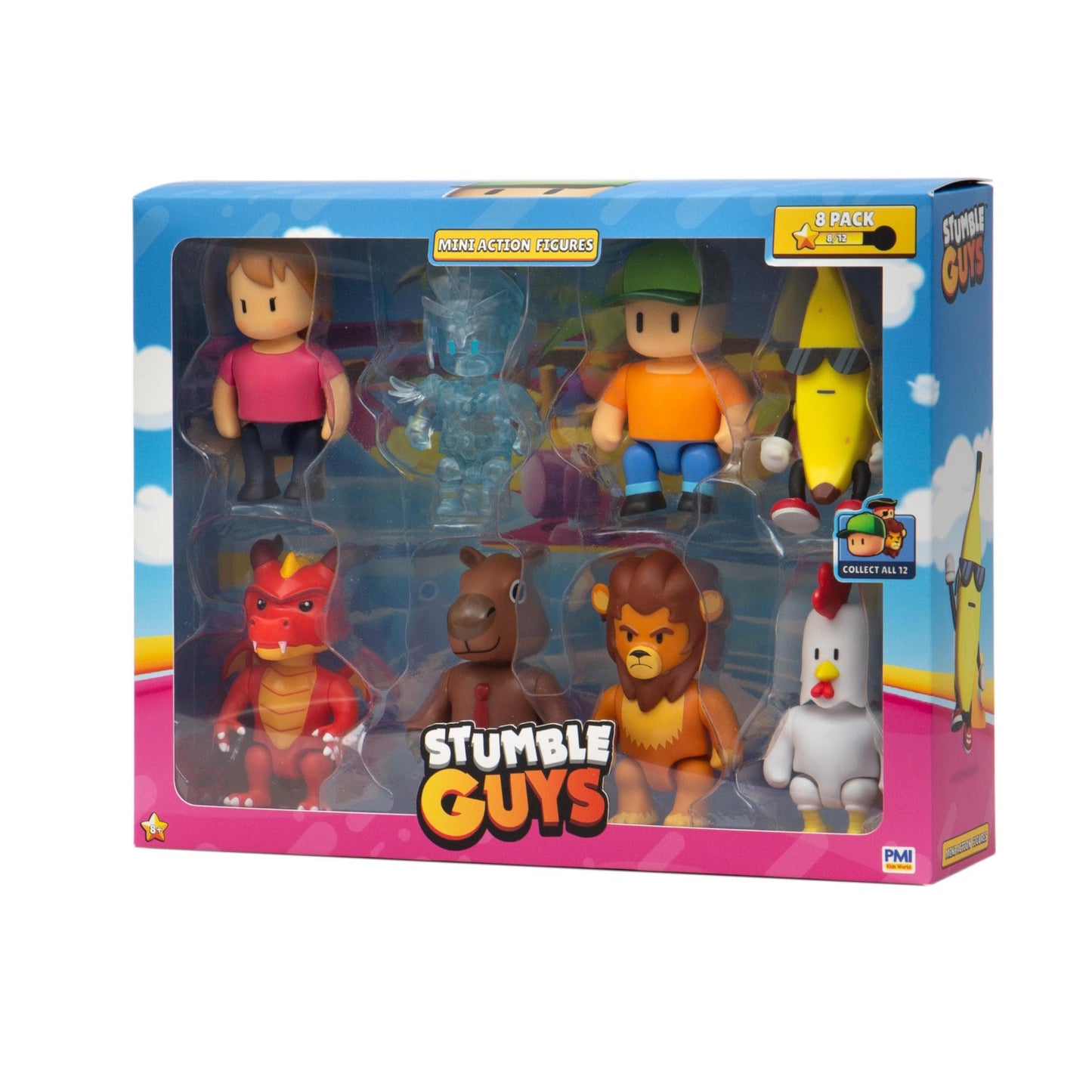 Toys STUMBLE GUYS ACTION FIGURE 8CM 8-PACK
