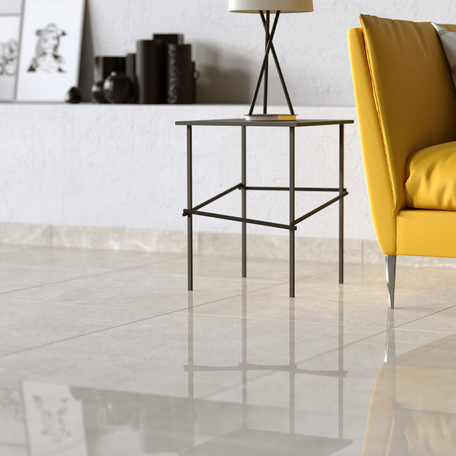 Cartier 60x60 cm grey porcelain stoneware tile, 1.44 m²