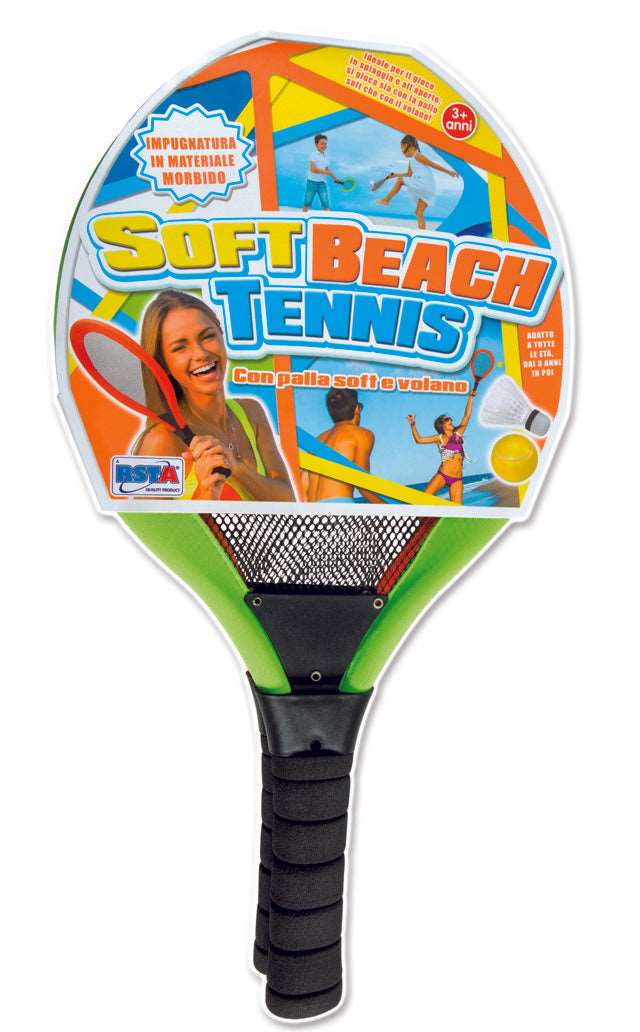 2 Beach Tennis Rackets With Flywheel And 45 Cm Ball - best price from Maltashopper.com RST10072