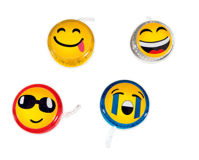 EMOTICON YOYO DSP 12 PCS C.LIGHT ASSORTED DESIGNS