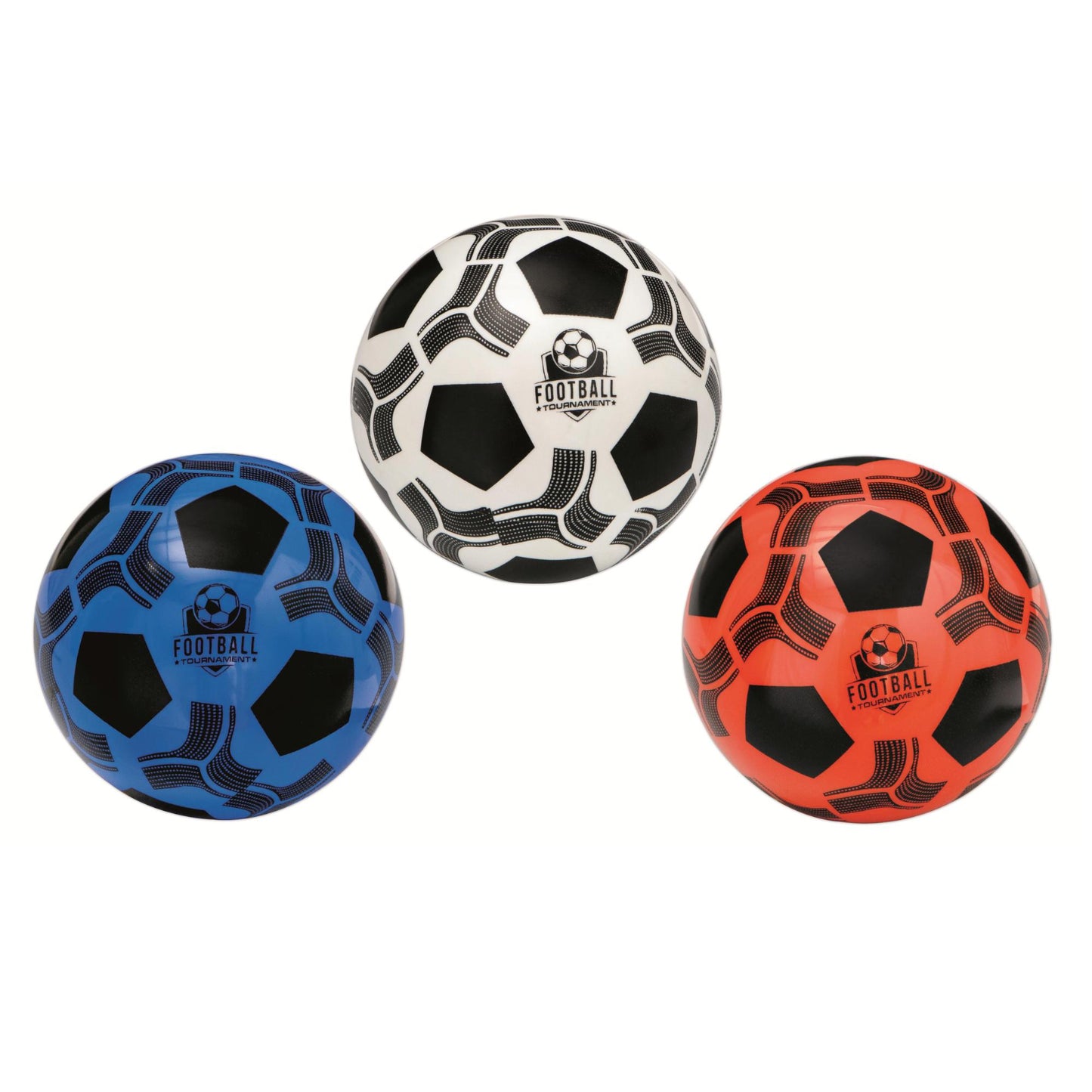 FOOTBALL 13 CM 80 GR. PVC 3 ASS. COLORS