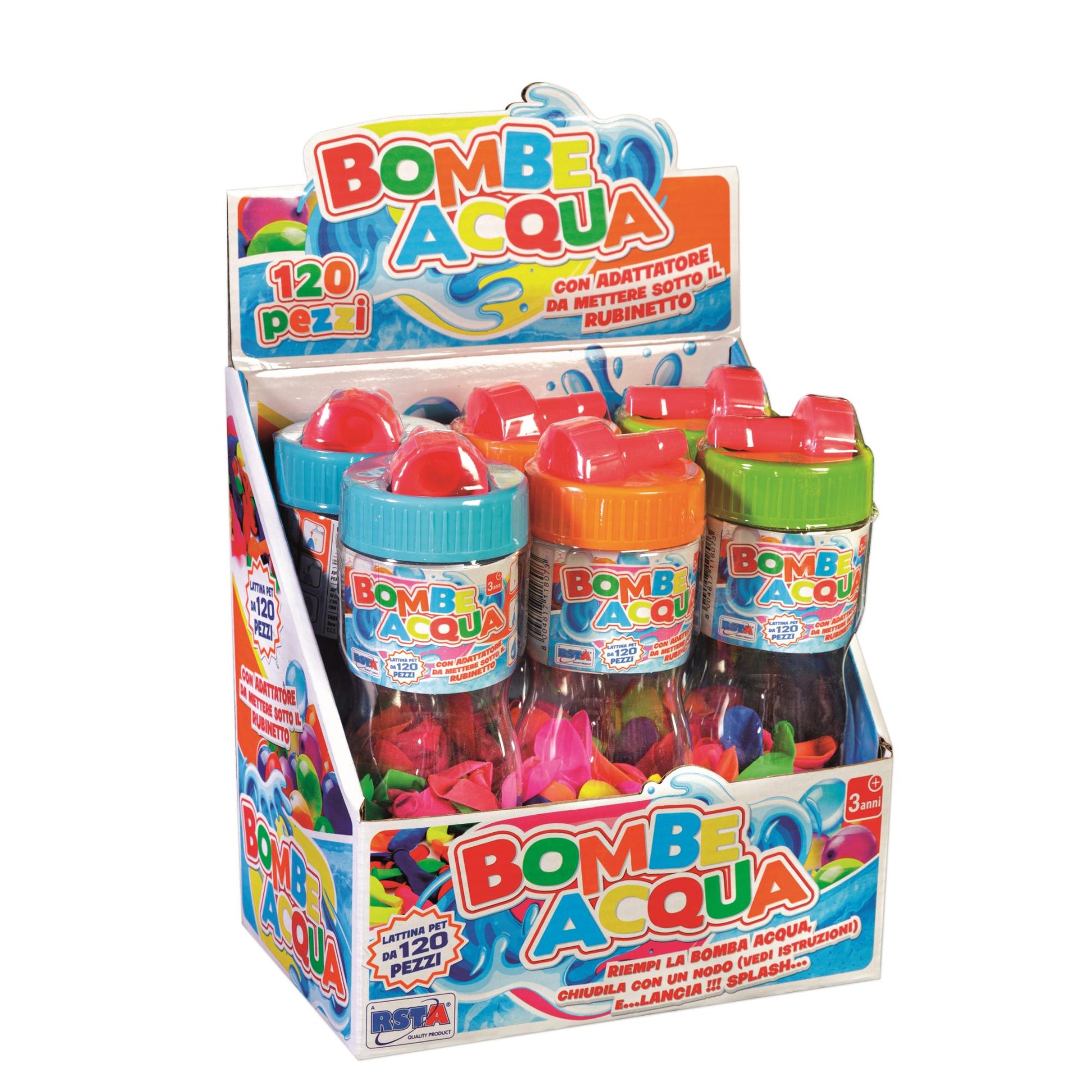 CAN 120 PCS WATER BOMBS IN DISPLAY 6 PCS