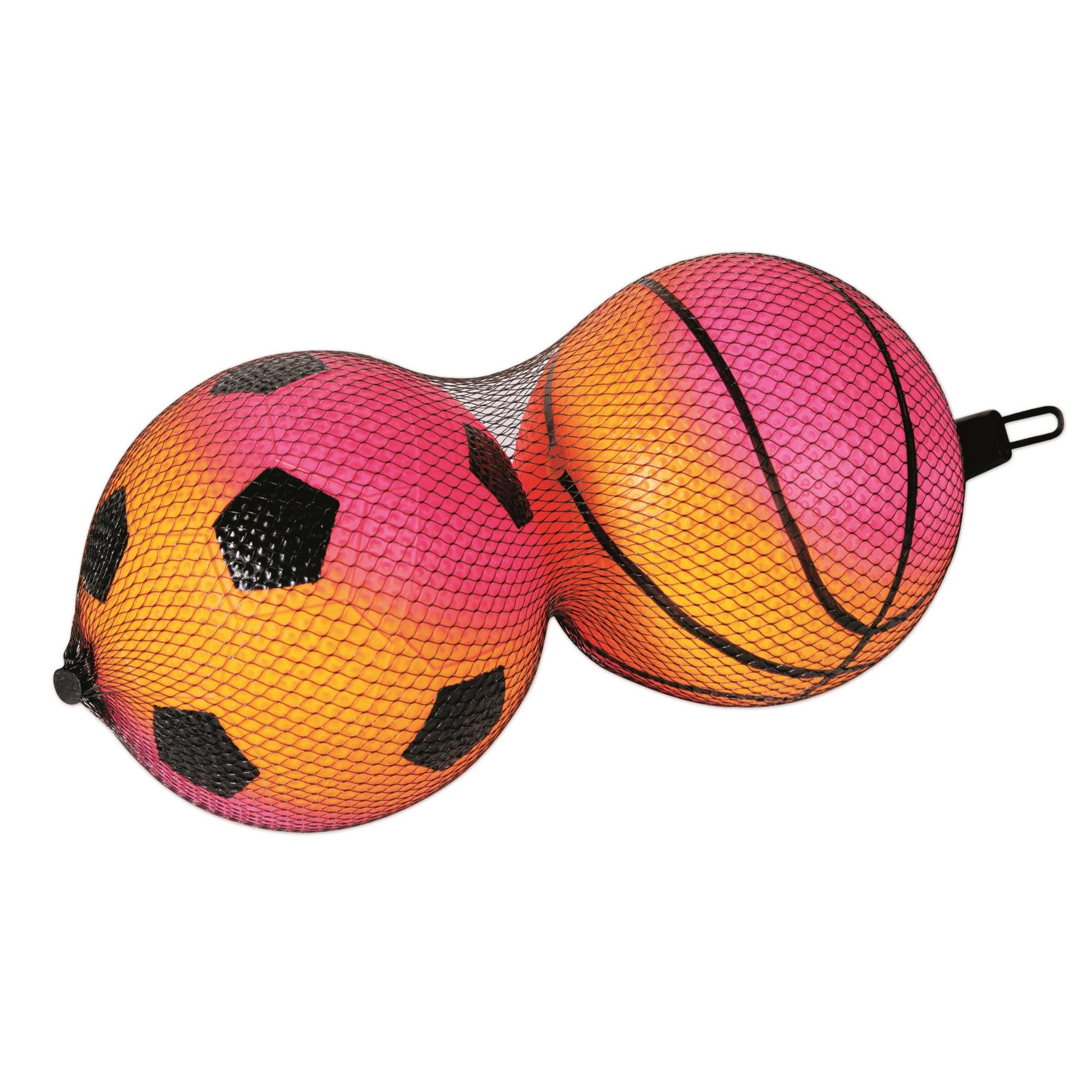 SET 2 BALLS 10 CM 40 GR IN NET 3 ASS.