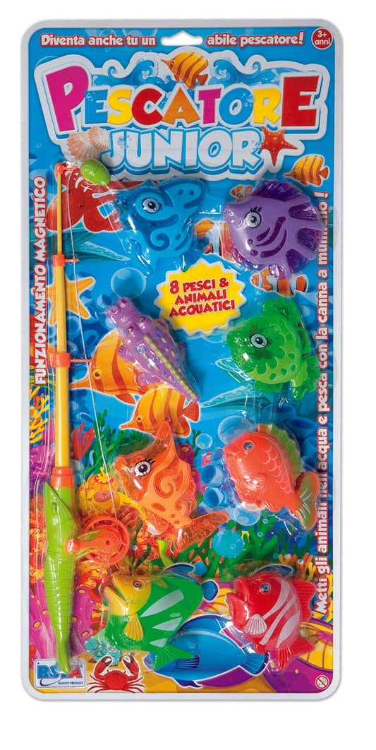 Toys JUNIOR FISHERMAN BLISTER WITH 8 FISH