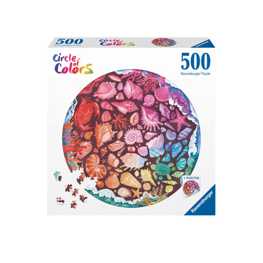 Toys 500 Piece Puzzle - Circle of Colors: Shells