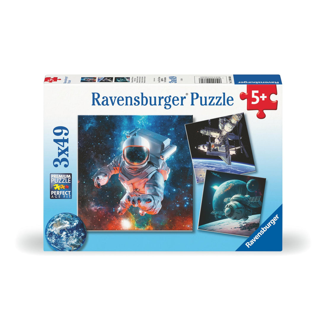 Puzzle 3x49 pcs - Adventures in space