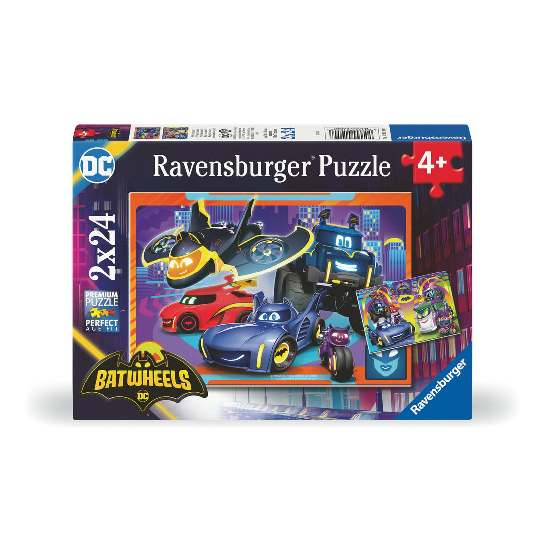 Puzzle 2x24 pz - Batwheels