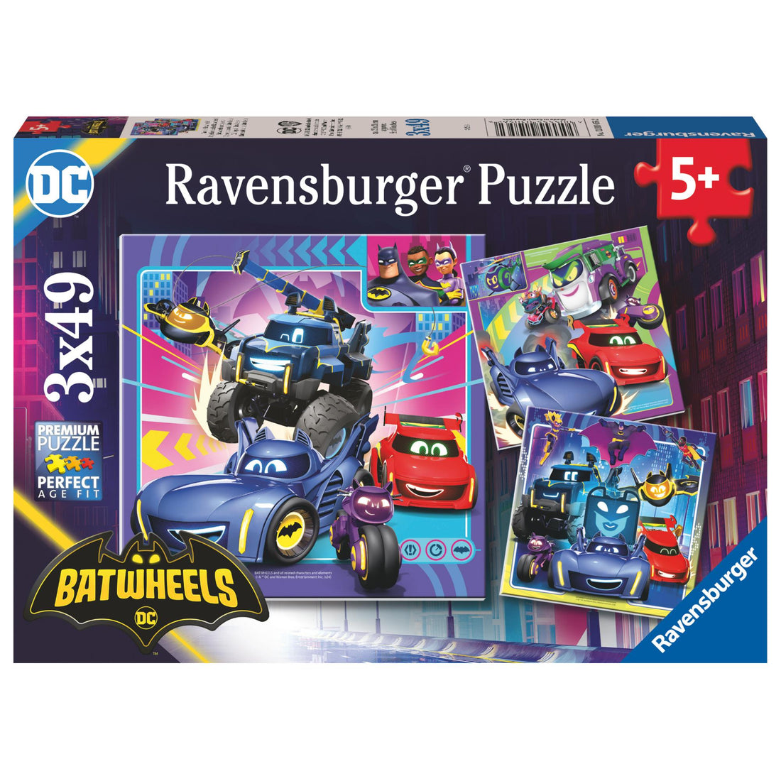 Puzzle 3x49 pz -Batwheels