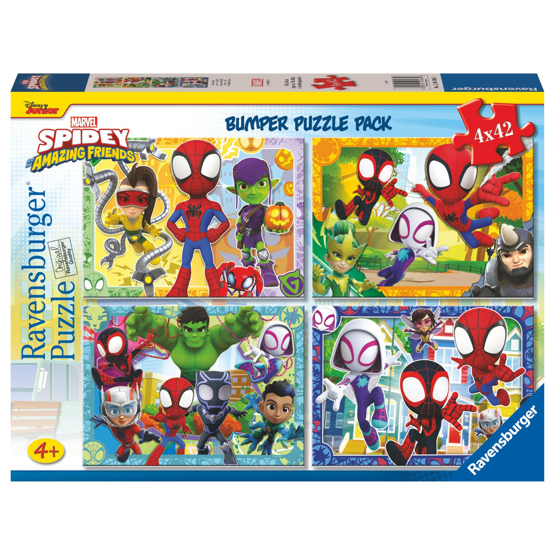 Puzzle 4x42 Bumper Pack - Spidey