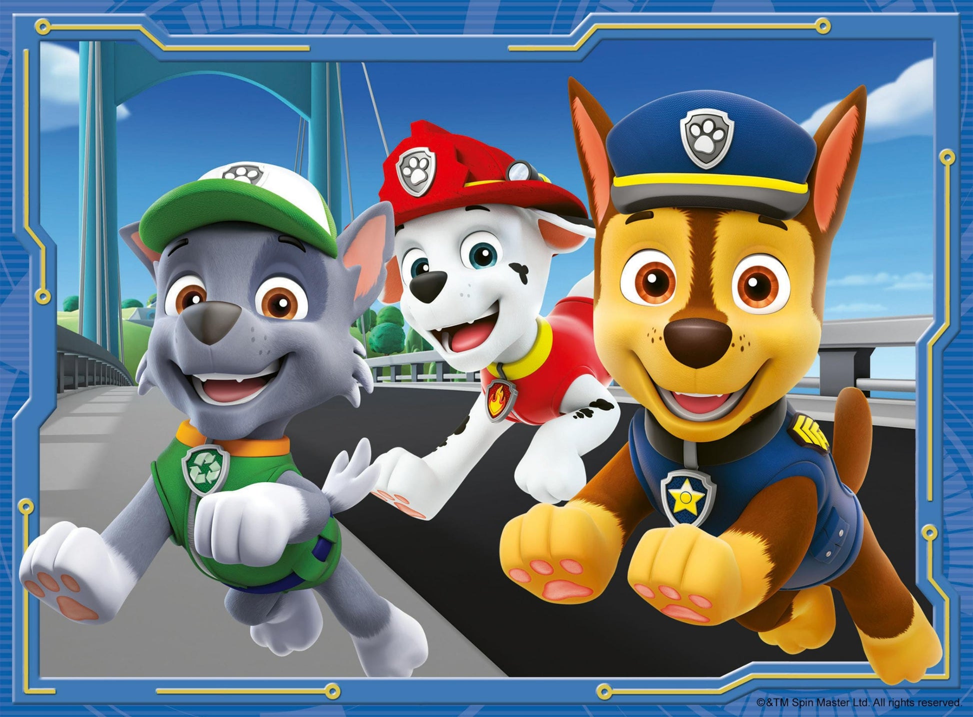 Toys 4 Puzzle in 1 - Paw Patrol