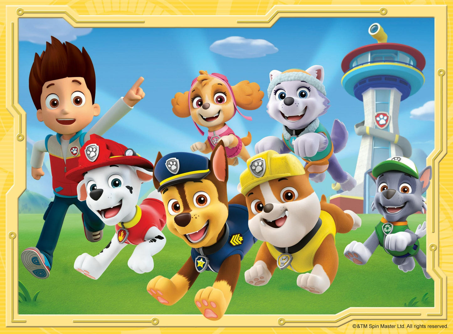 Toys 4 Puzzle in 1 - Paw Patrol