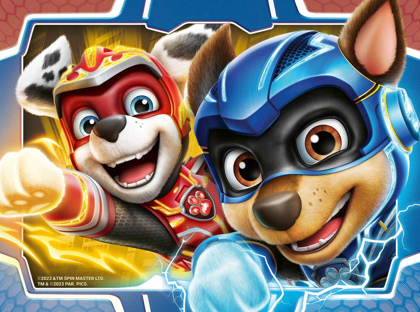 Toys 4 Puzzle in 1 - Paw Patrol: The Mighty Movie