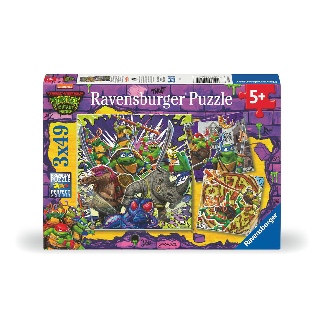 Puzzle 3x49 pz -Teenage Mutant Ninja Turtles