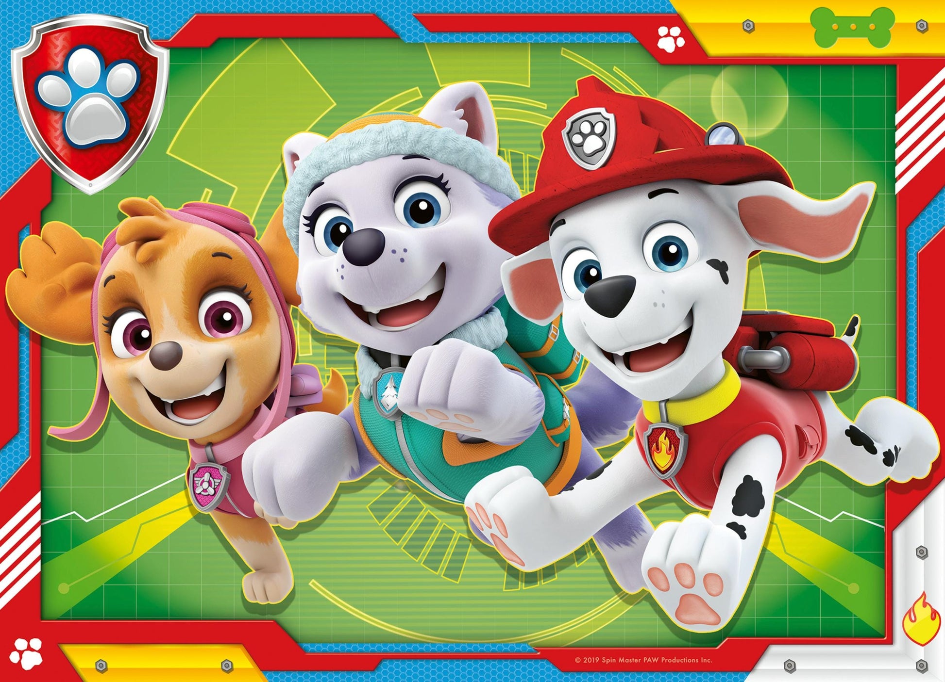 Toys 4 Puzzle of 42 Pieces Bumper Pack - Paw Patrol