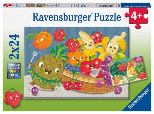 2 24 Piece Puzzle Joy Of Fruits And Vegetables - best price from Maltashopper.com RVB05248